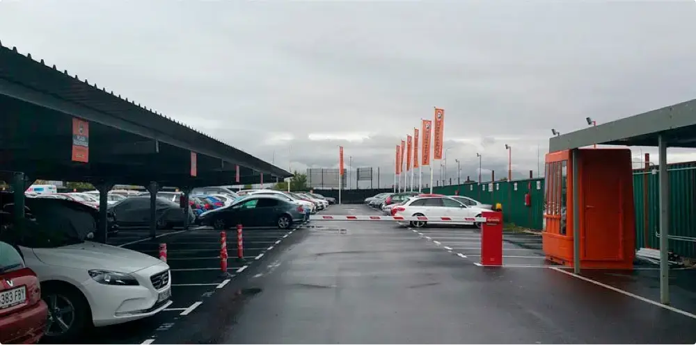 Instalaciones de seguridad del parking